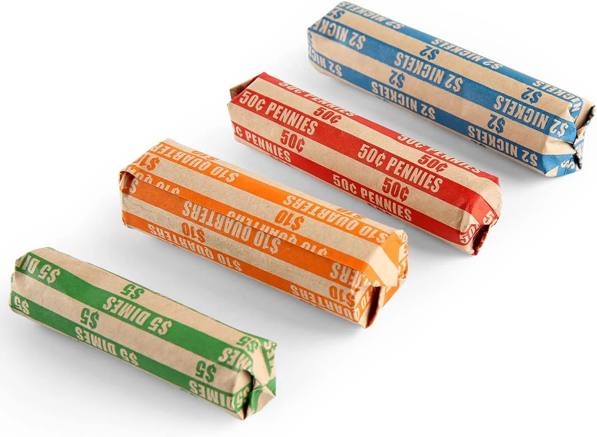 L LIKED Assorted Bundle Flat Striped Coin Wrappers
