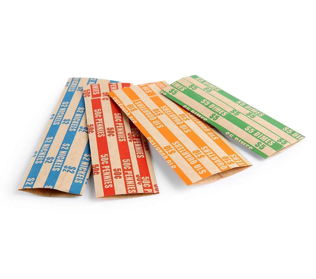 L LIKED Assorted Bundle Flat Striped Coin Wrappers - Image 5