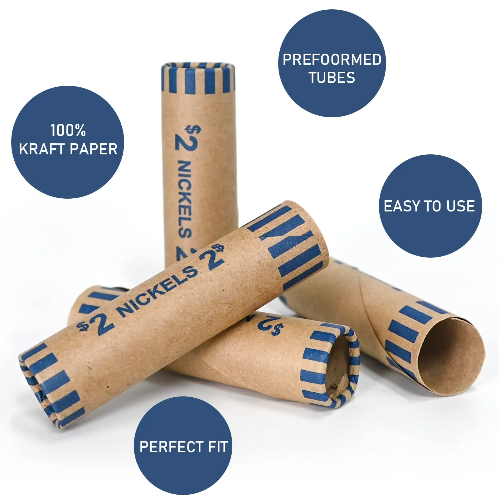 L LIKED  Preformed Coin Wrappers Rolls - Image 7