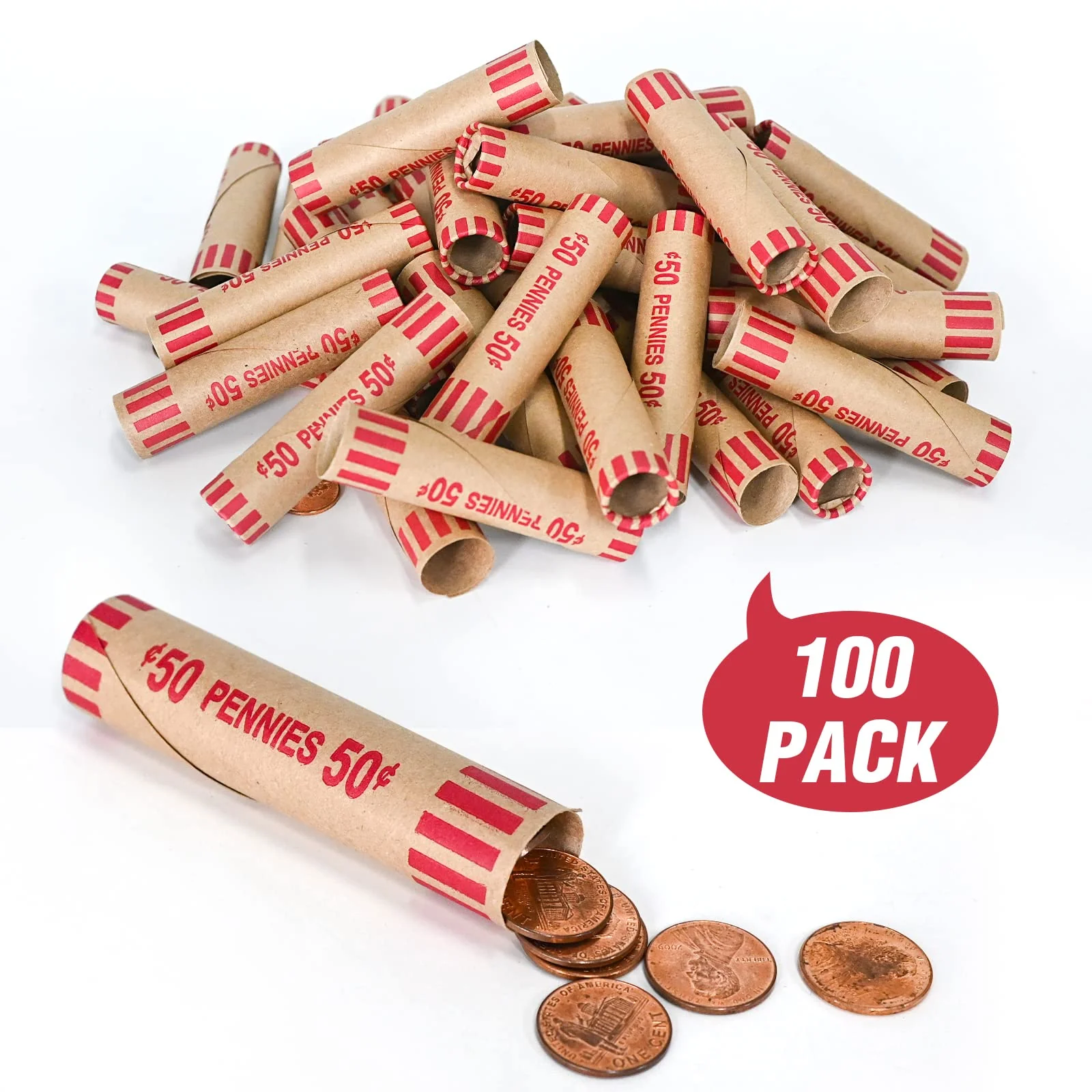 L LIKED  Preformed Coin Wrappers Rolls - Image 8