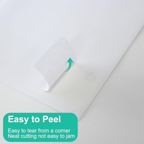 L LIKED Printable White Sticker Labels 2 x 4 Inches Mailing Labels, Laser/Inkjet Printing - Matte, 10 per Sheets - Image 3