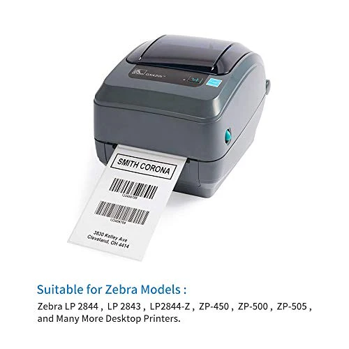 L LIKED  4" x 6" Direct Blank Thermal Shipping Labels with 450 Labels/Roll - Compatible Zebra 2844 ZP-450 ZP-500 ZP-505 - Image 3