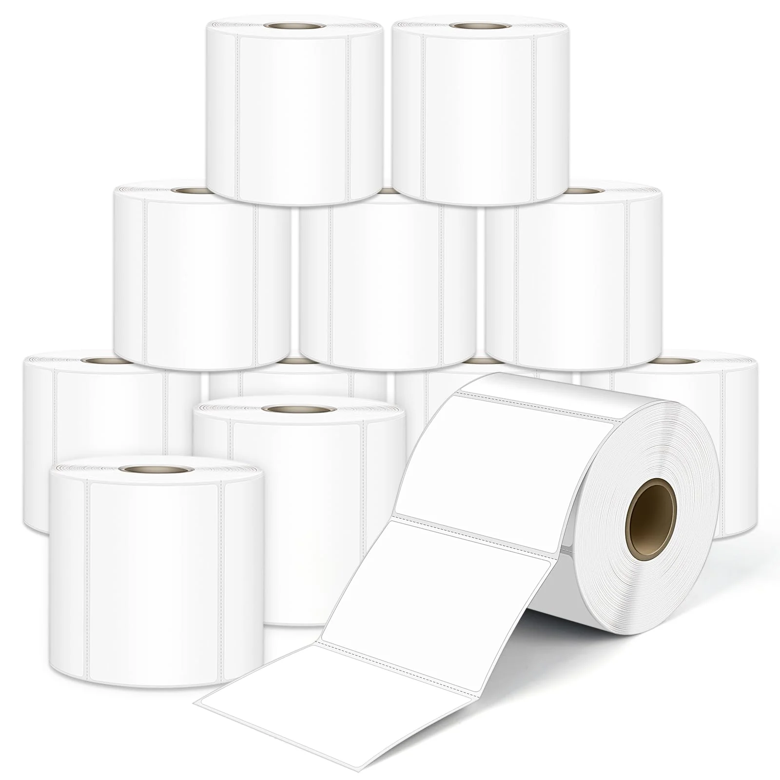 L LIKED 4"x2", 3"x2", 3"x1" Direct Thermal Labels for Block, Permanent Adhesive Barcode Adress Labels & Compatible with Rollo, Zebra and Other Desktop Printers - Image 10