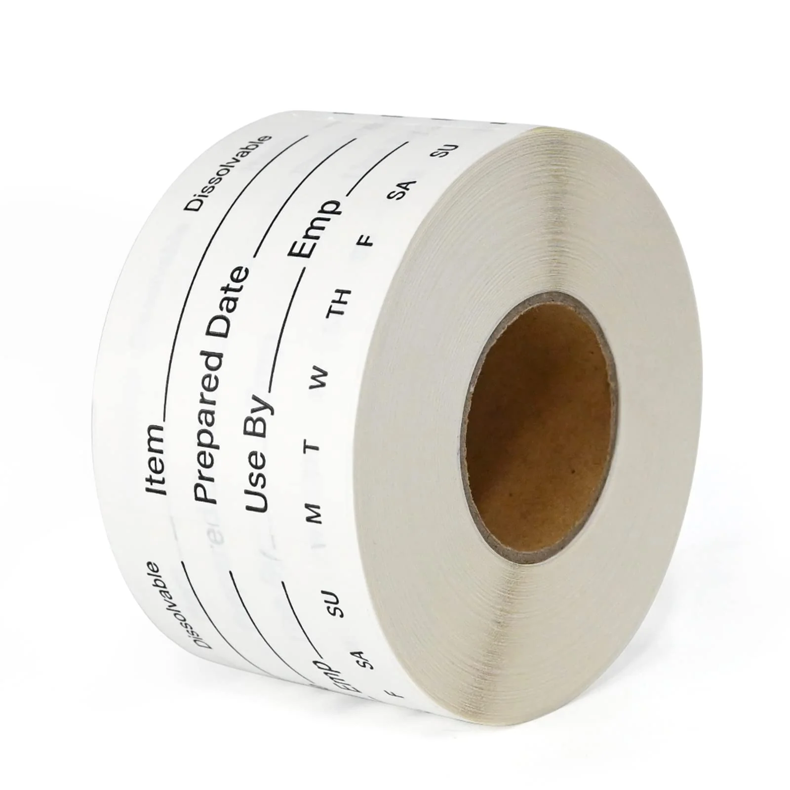 L LIKED 500 Stickers Dissolvable Food Label 2" x 3" Rotation Label Great use for Containers (Roll of 500) - Image 3