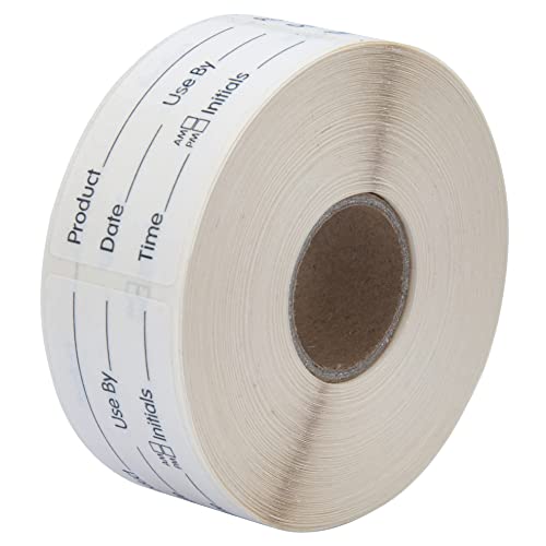 L LIKED 500 Stickers Use by 1 x 2 Inch Dissolvable Food Storage Labels for Containers - Image 4
