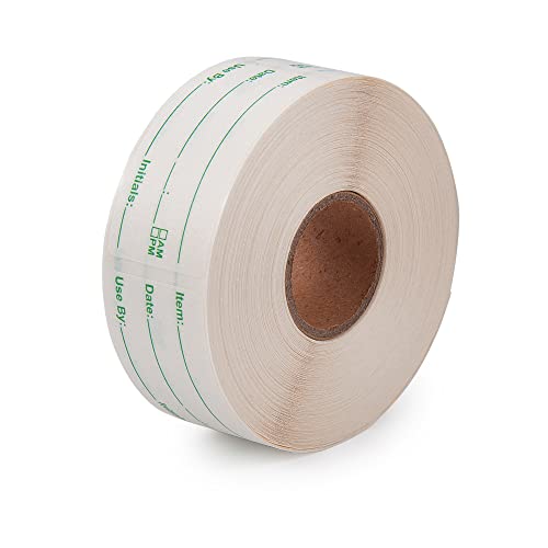 L LIKED 500 Stickers Use by 1 x 2 Inch Dissolvable Food Storage Labels for Containers Prep roll of 500 - Image 6