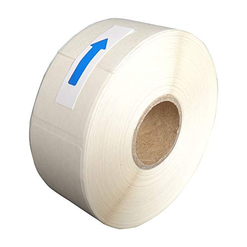 L LIKED Blank White 1 x 2 Inch Dissolvable Labels for Food Rotation Prep roll of 500 - Image 5