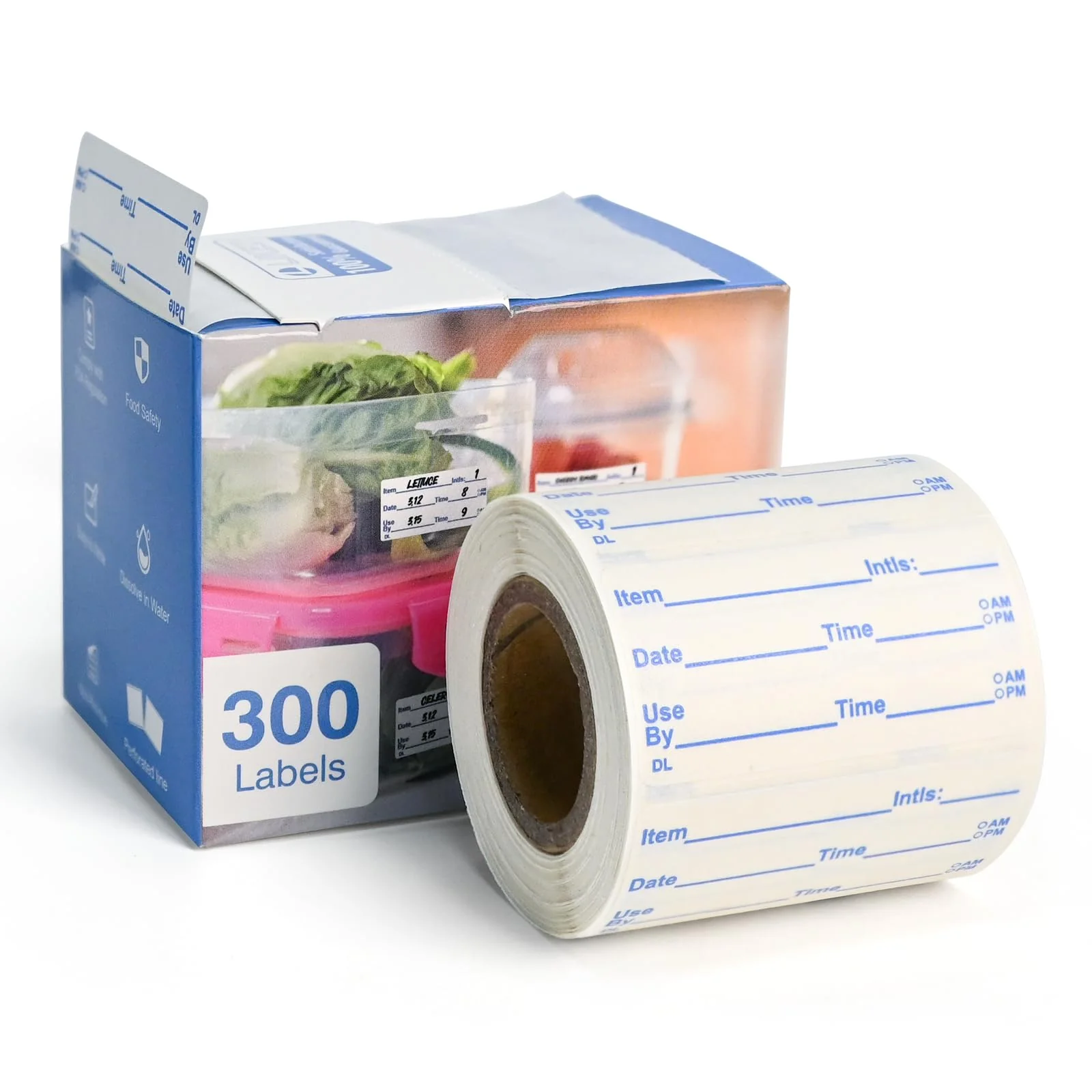 L LIKED Dissolvable Food Labels for Storage 2"x1" Dissolvable Food Rotation Labels Self-Adhesive Stickers Kitchen Labels,Freezer Labels - Image 8