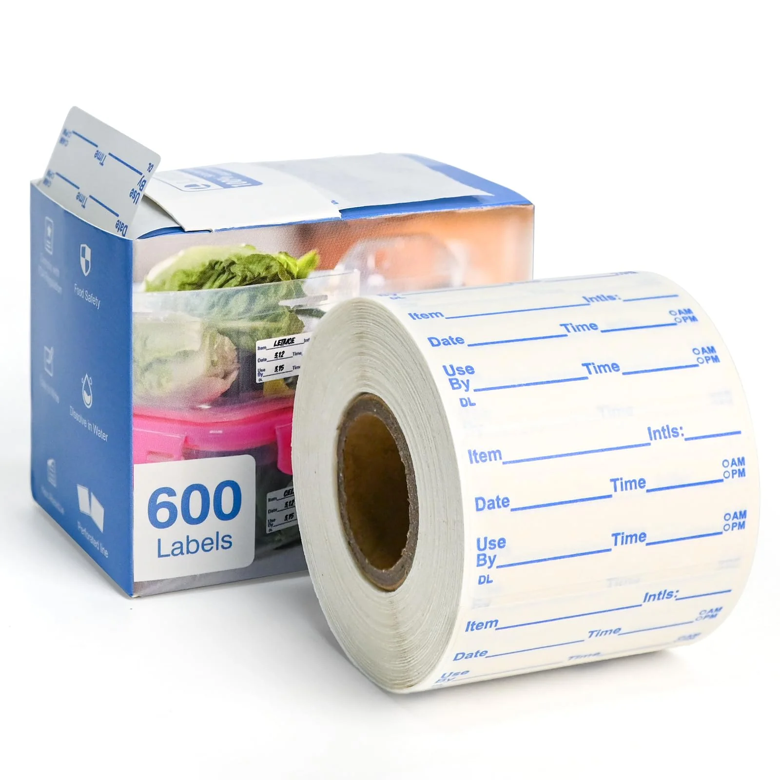 L LIKED Dissolvable Food Labels for Storage 2"x1" Dissolvable Food Rotation Labels Self-Adhesive Stickers Kitchen Labels,Freezer Labels - Image 9