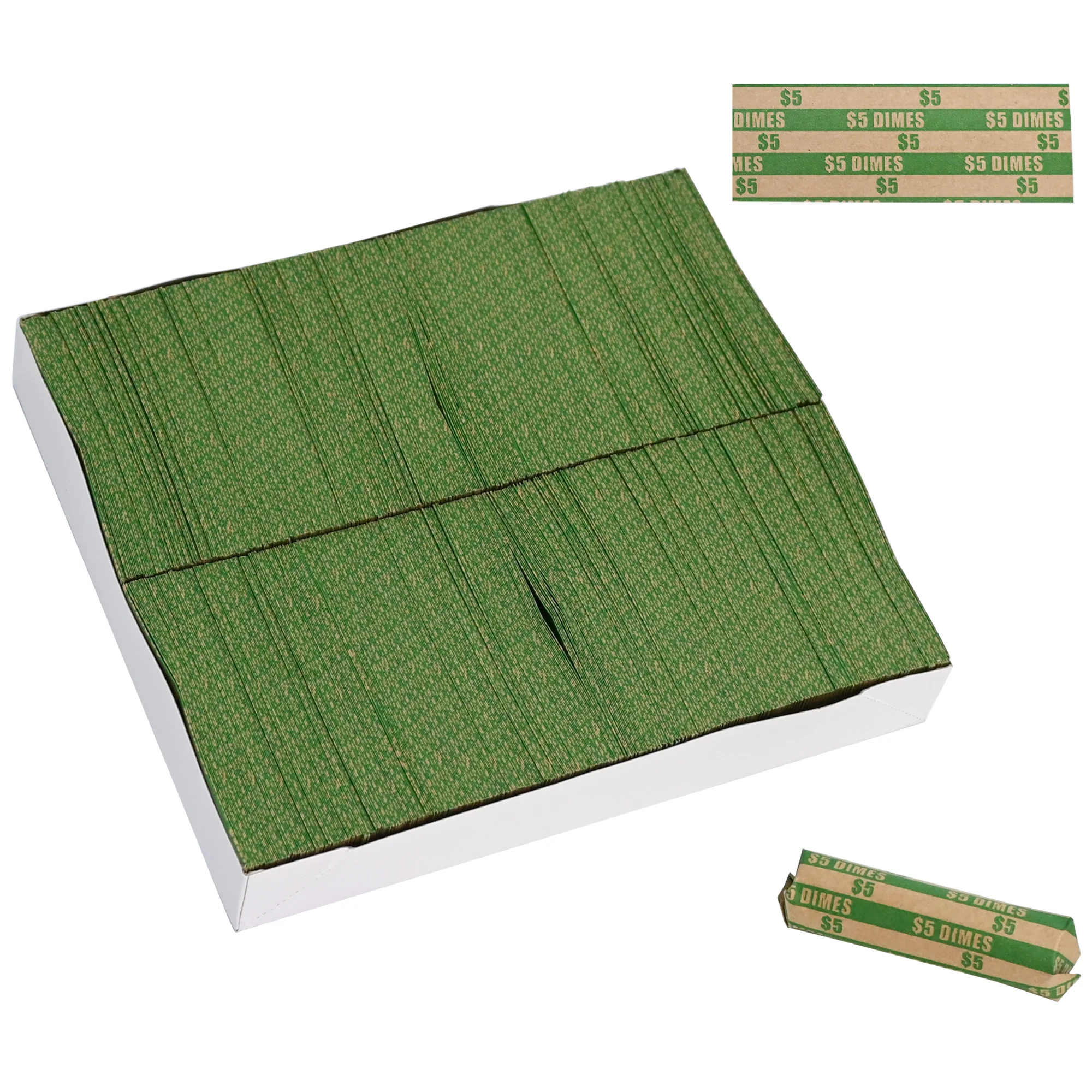 L LIKED Flat Striped Coin Wrappers, Pack of 1000 PCS - Image 10