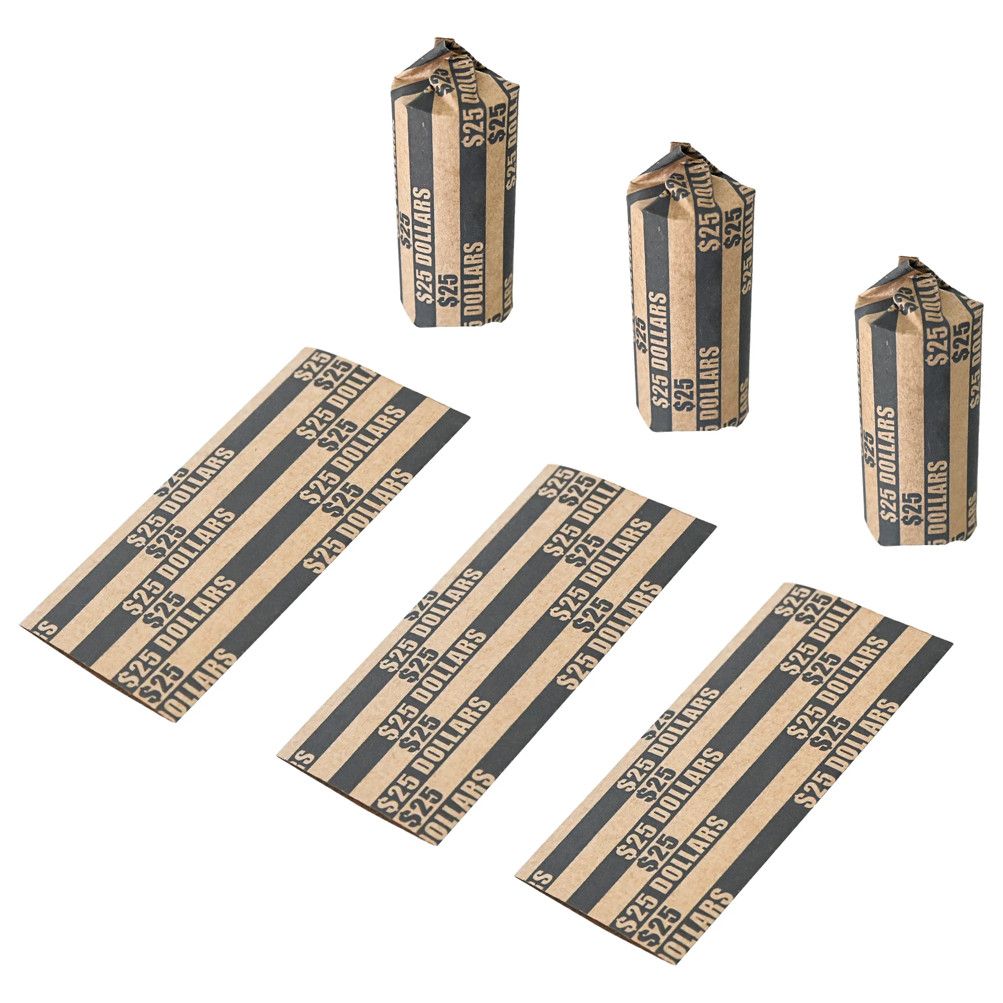L LIKED Flat Striped Coin Wrappers, Pack of 1000 PCS - Image 6