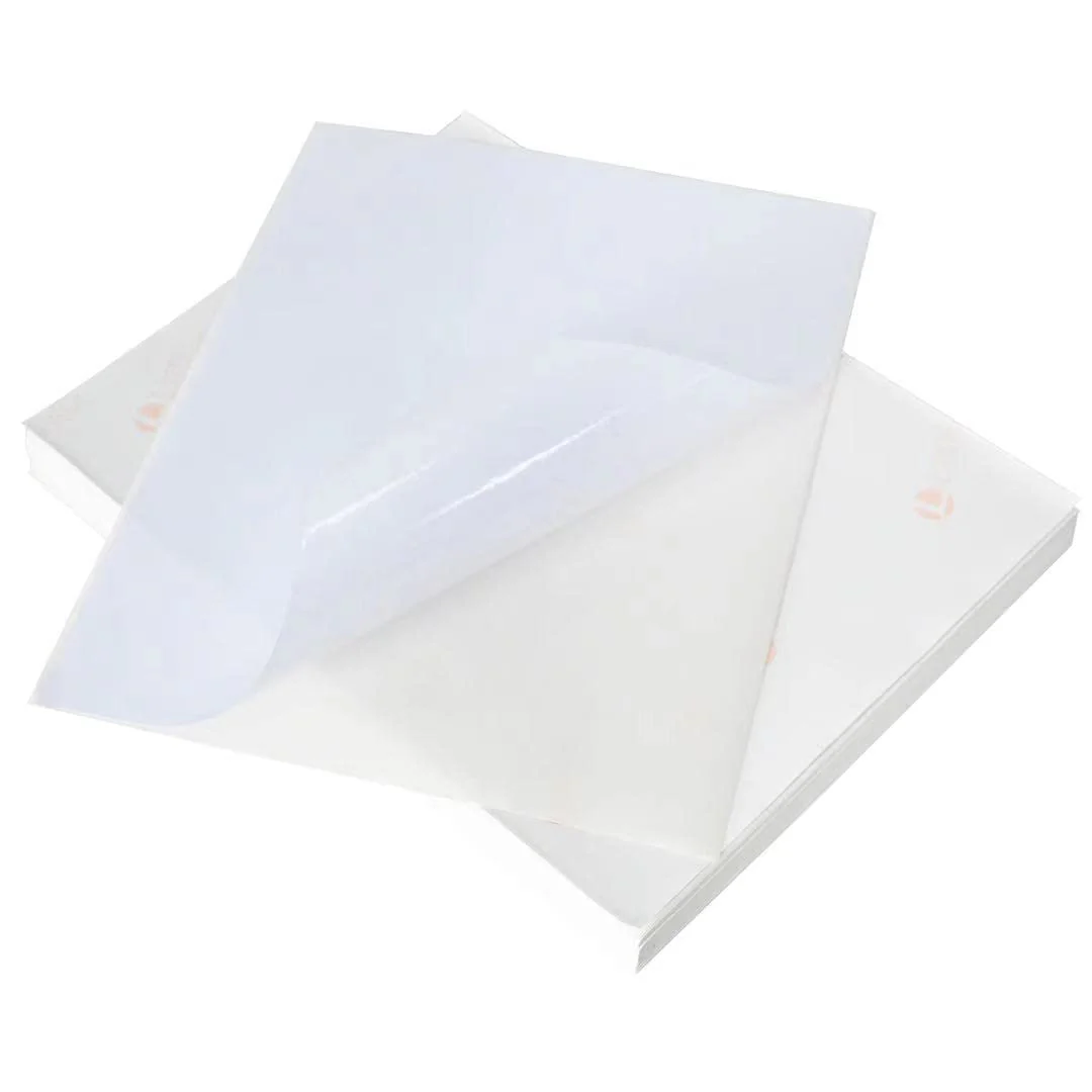 L LIKED Full-Sheet Sticker Paper 8-1/2" x 11" Self Adhesive Shipping Labels for Laser & Inkjet Printers