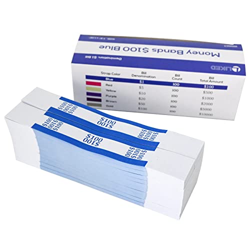 L LIKED Money Band Bundles Self Sealing Currency Straps for Bill Wrappers (Multiple Colour - 1000 PCS)… - Image 15