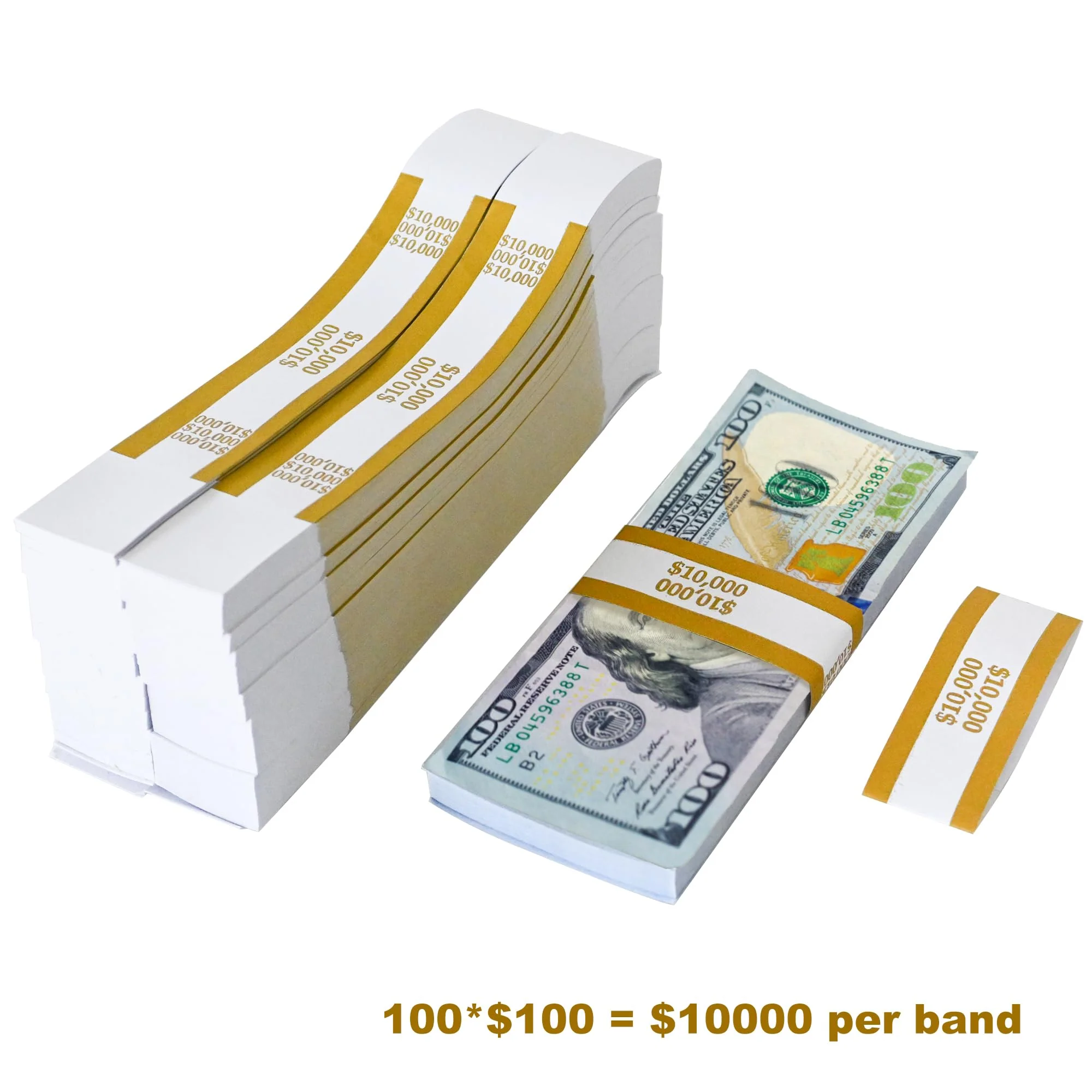 L LIKED Money Band Bundles Self Sealing Currency Straps for Bill Wrappers (Multiple Colour - 1000 PCS)… - Image 5