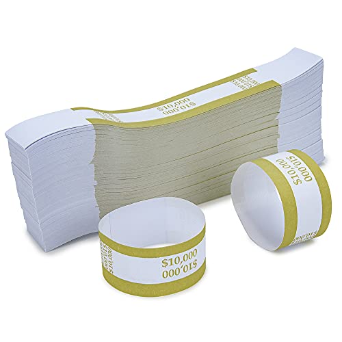 L LIKED Pack of 500 Currency Band Bundles Self Sealing Currency Straps Bands Money Bill Wrappers (500 PCS)… - Image 15