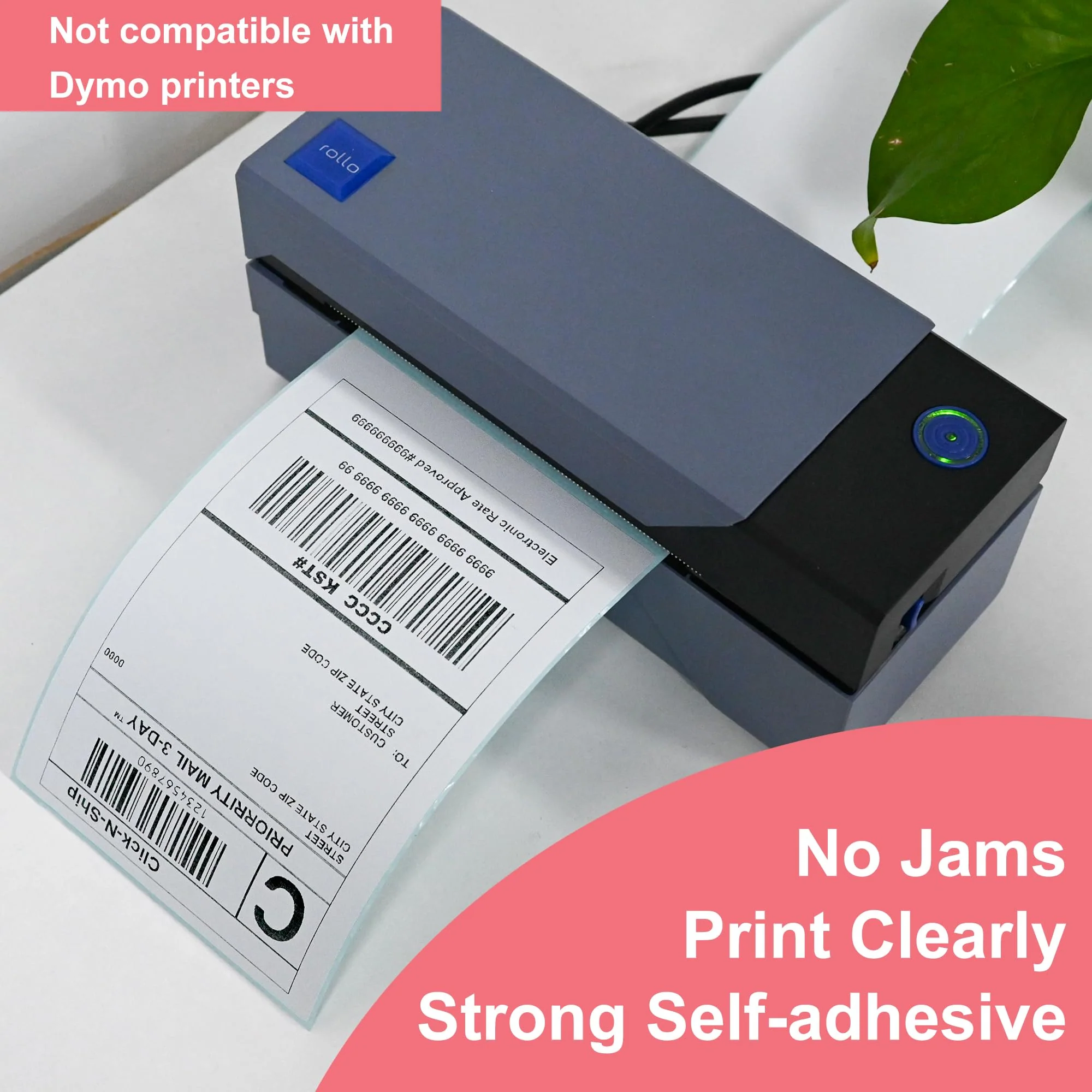 L LIKED Thermal Direct 4"X6" Shipping Label with Perforated Rolls of 150 Labels Great Use for Postage, Mailing & Shipping Labels - Image 3